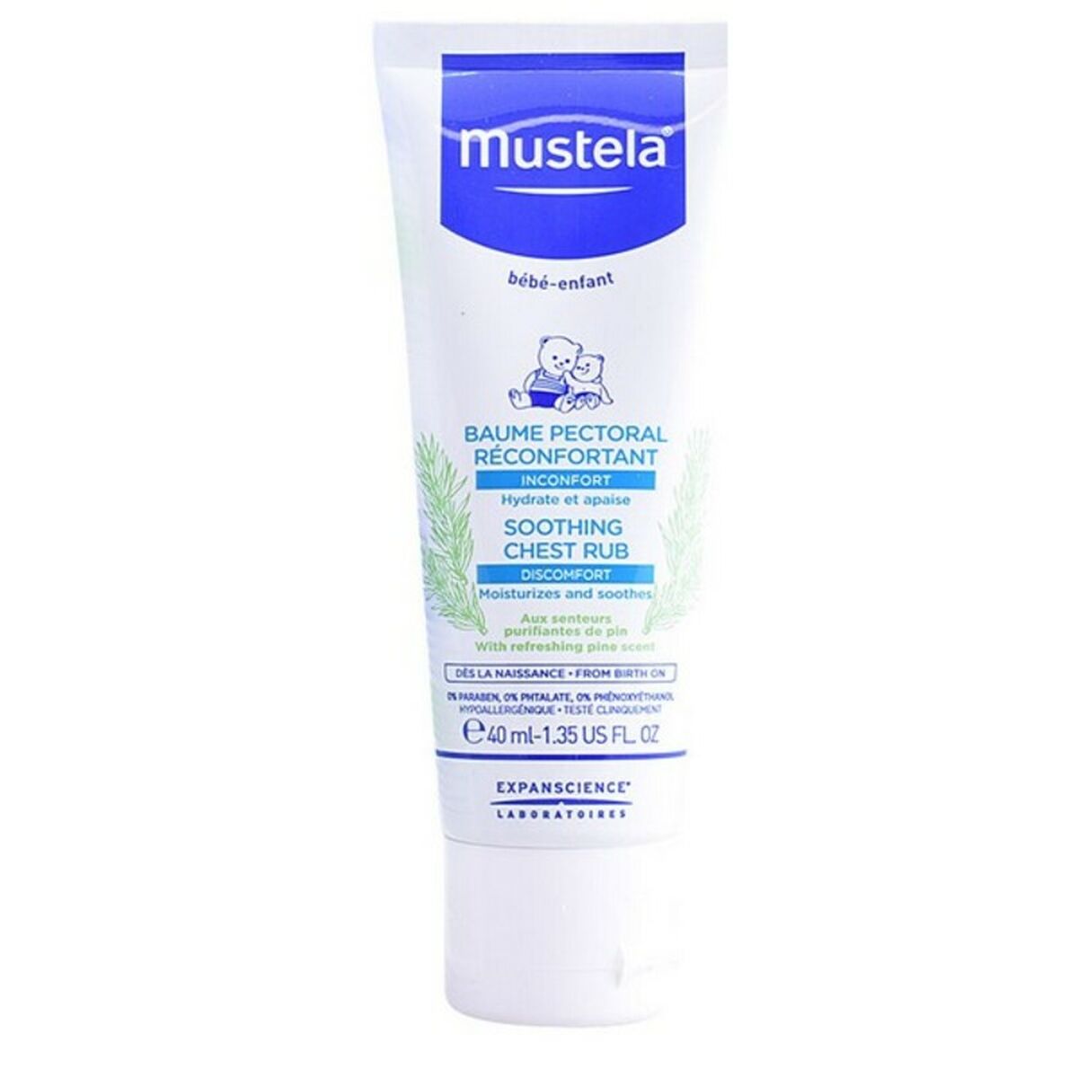 Bálsamo Peitoral para Bebés Mustela Niño (40 ml) 40 ml-0