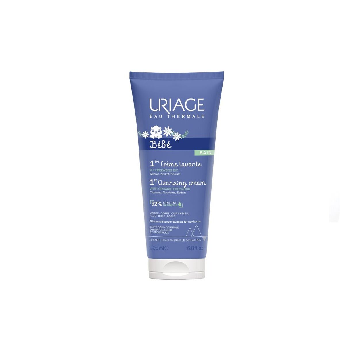 Creme de Limpeza para Bebés Uriage 200 ml-0