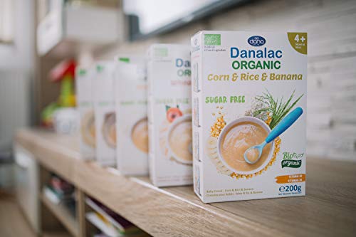 DANALAC Organic Baby Cereal Selection Combo Pack 200 Gram Porridge Sugar Free-13