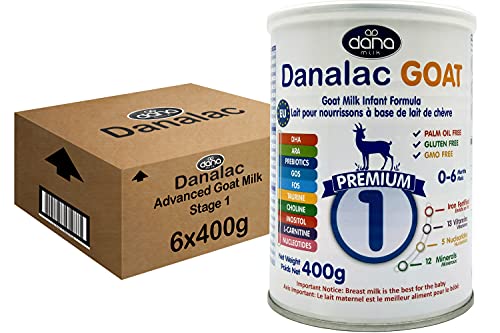 DANALAC Advance Goat Milk Infant Formula 400 gr Stage 1 Baby Milk Powder for Infants and Toddlers Age 0-6 Months-11