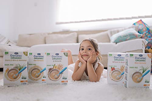 DANALAC Organic Baby Cereal Selection Combo Pack 200 Gram Porridge Sugar Free-3