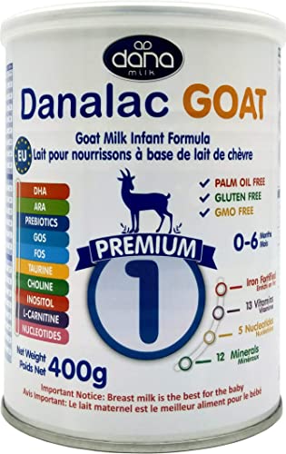 DANALAC Advance Goat Milk Infant Formula 400 gr Stage 1 Baby Milk Powder for Infants and Toddlers Age 0-6 Months-0