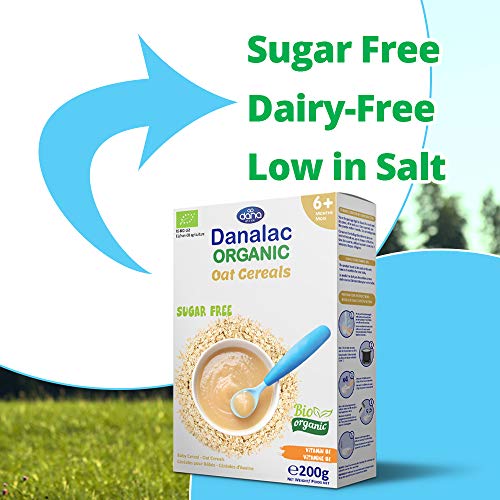 DANALAC Organic Baby Cereal Selection Combo Pack 200 Gram Porridge Sugar Free-22