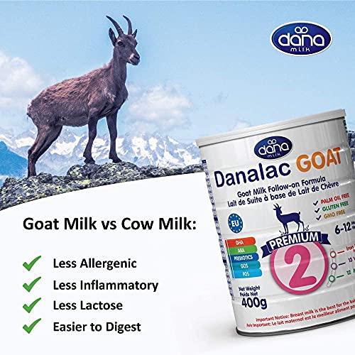 DANALAC Advanced Goat Milk Follow-On Formula Stage 2 Baby Milk Powder for Infants and Toddlers Age 6-12 Months-7