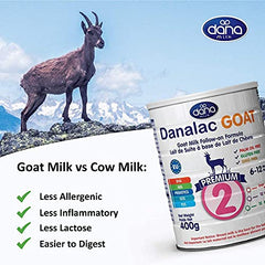 DANALAC Advanced Goat Milk Follow-On Formula Stage 2 Baby Milk Powder for Infants and Toddlers Age 6-12 Months-7