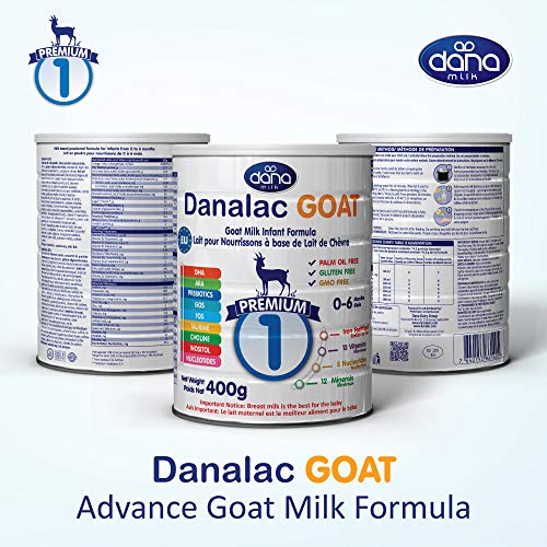 DANALAC Advance Goat Milk Infant Formula 400 gr Stage 1 Baby Milk Powder for Infants and Toddlers Age 0-6 Months-14