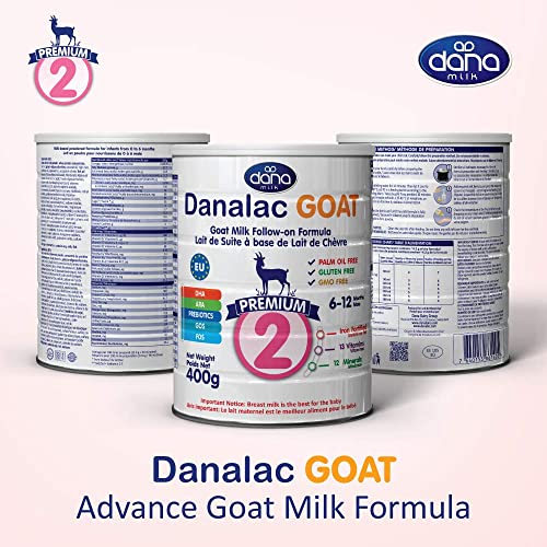 DANALAC Advanced Goat Milk Follow-On Formula Stage 2 Baby Milk Powder for Infants and Toddlers Age 6-12 Months-28