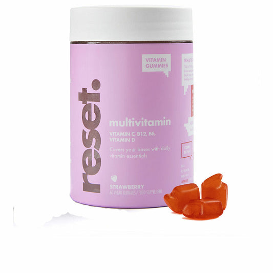 Complemento Alimentar Reset Multivitamin Gomas Morango 60 Unidades-0