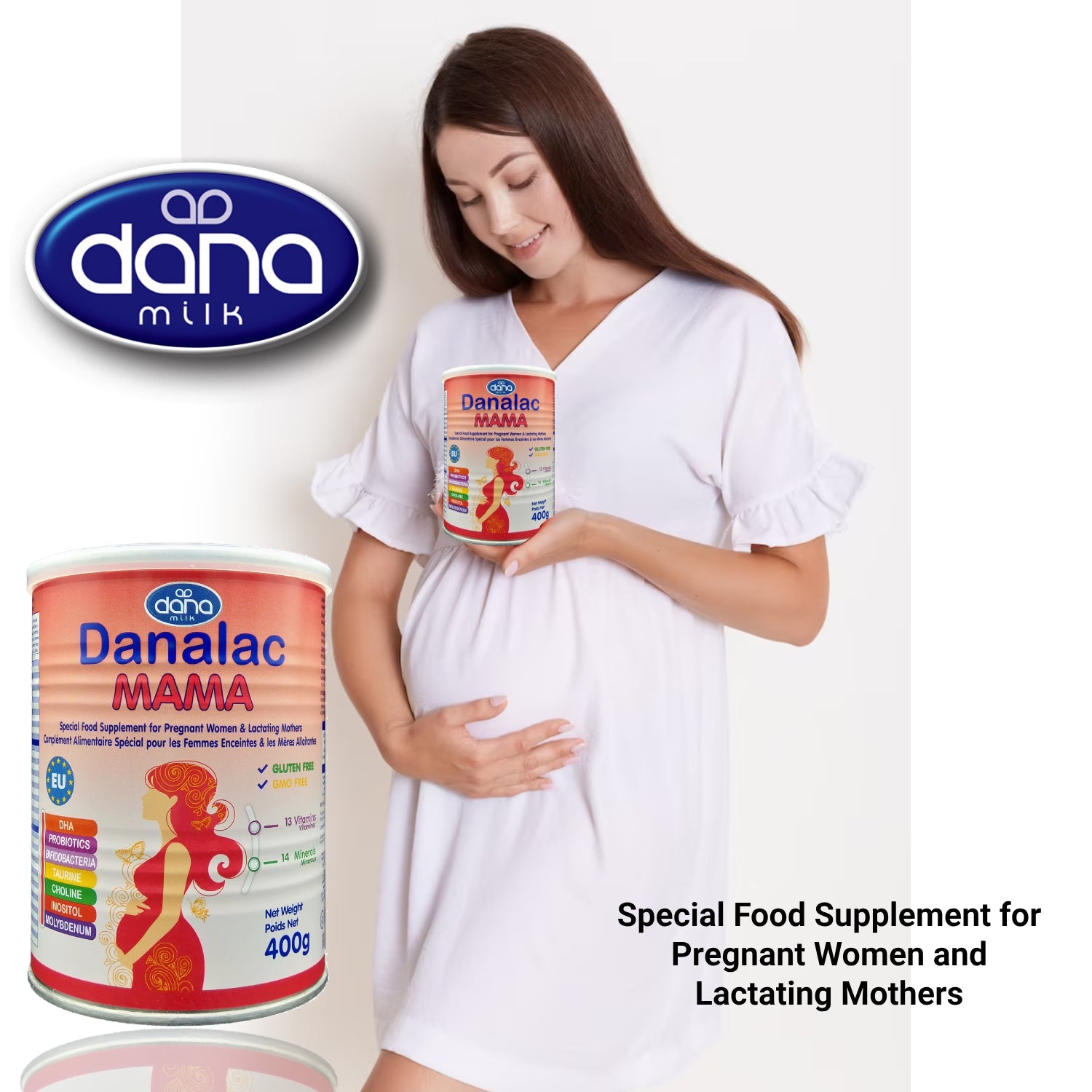 4-Pack Bundle - Danalac MAMA 400g Nutritional Pregnancy Milk - Pregnant and Breastfeeding Mothers-2