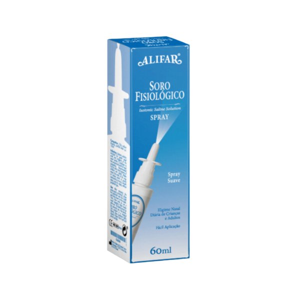 Soro Fisiologico Spray 0.9% 60Ml Alifar - Kit Lavagem Nasal