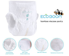 ECOBOOM Bamboe Eco Wegwerp luierbroekje 76 STUKS - Maat 4 (Large 9-14kg)-1