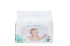 ECOBOOM Bamboe Eco Wegwerp luier 74 STUKS - Maat 3 (Medium 6-10kg)-10