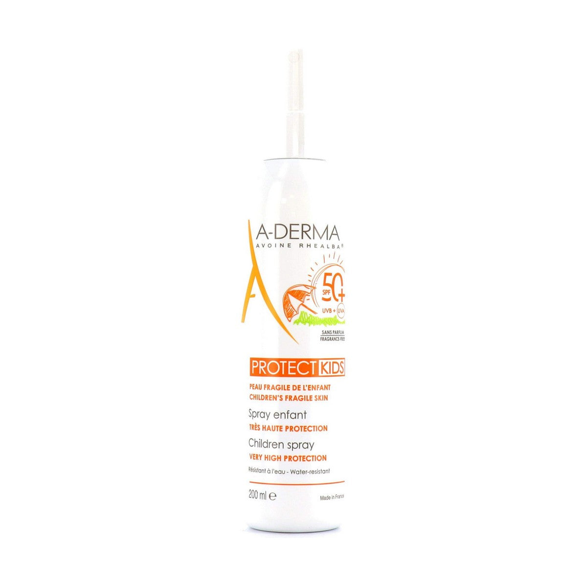 Protetor Solar para Crianças em Spray A-Derma Protect Kids SPF 50+ (200 ml)-0