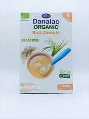 DANALAC Organic Rice Baby Cereal 200 Gram Porridge Sugar Free 4 Months Plus-1