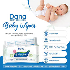 Dana Baby Wet Wipes Multipack - 12 x 60 Wipes-5