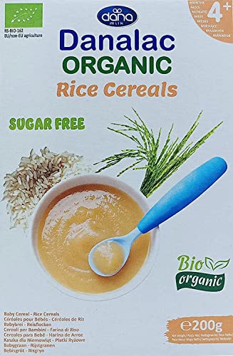 DANALAC Organic Rice Baby Cereal 200 Gram Porridge Sugar Free 4 Months Plus-0