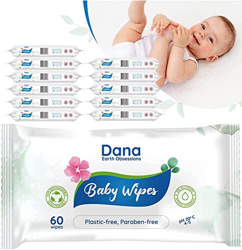 Dana Baby Wet Wipes Multipack - 12 x 60 Wipes-0