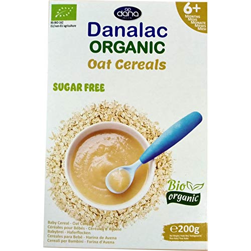 DANALAC Organic Oat Baby Cereal 200 Gram Porridge Sugar Free 6 Months Plus-10