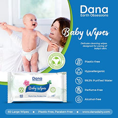 Dana Baby Wet Wipes Multipack - 12 x 60 Wipes-2