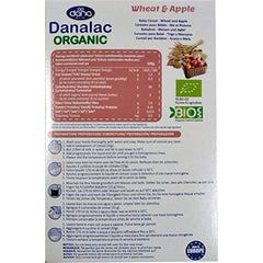 DANALAC Organic Baby Cereal Wheat and Apple 200 Gram Porridge Sugar Free 6 Months Plus-11