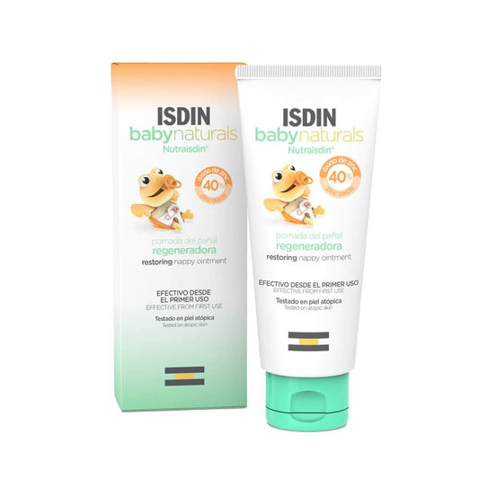 Creme Protetor para a zona da Fralda Isdin Baby Naturals  Pomada Óxido de zinco 50 ml-0