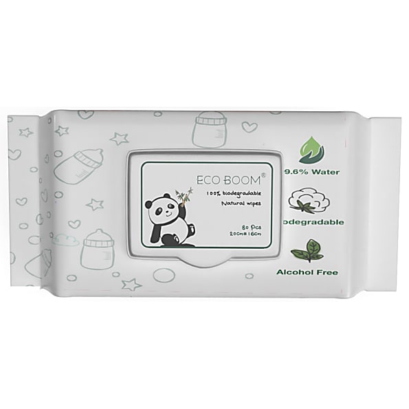 ECOBOOM Bamboo Eco Billendoekjes 9 Pakken (540st.)-1