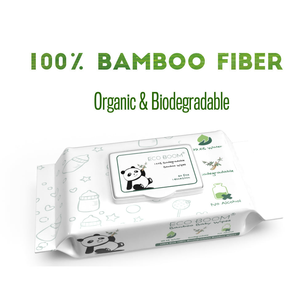 ECOBOOM Bamboo Eco Billendoekjes 9 Pakken (540st.)-6